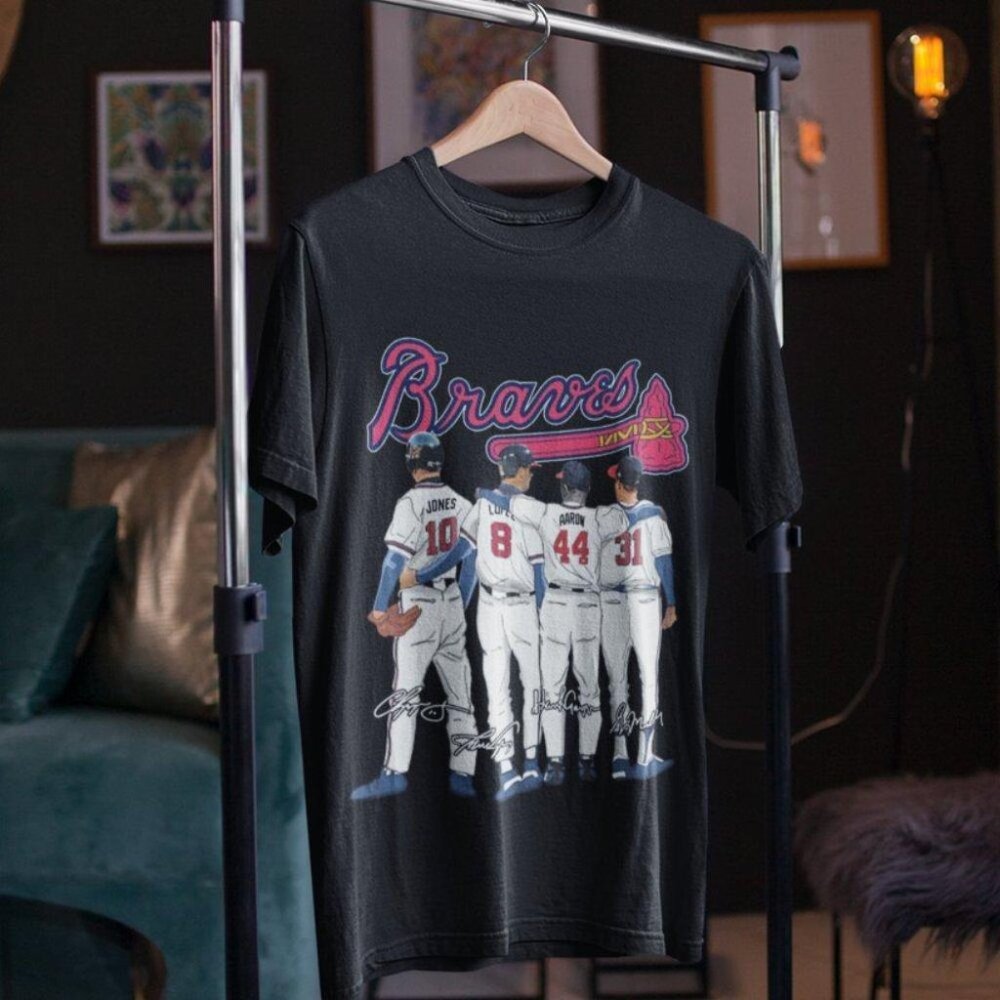 Atlanta Braves Signatures Shirt Atlanta Braves World Series Champions Braves Tee